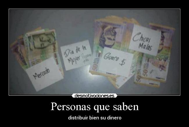 Personas que saben - 