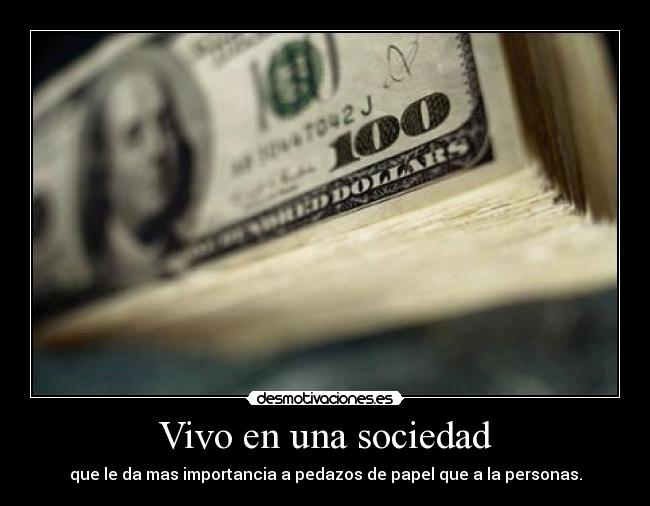 Vivo en una sociedad -