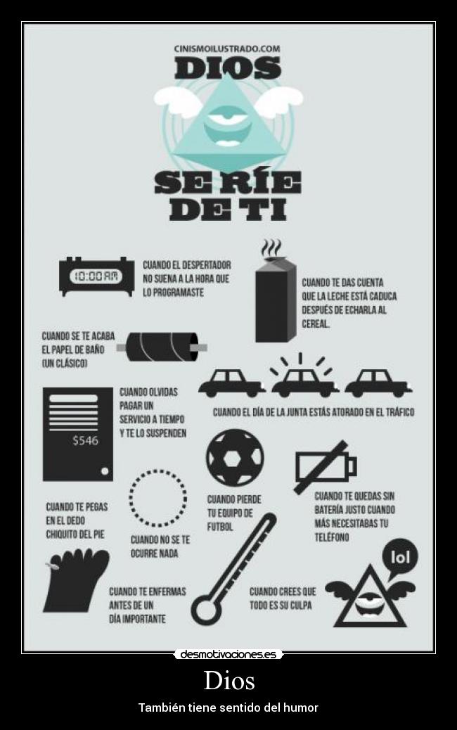 Dios - También tiene sentido del humor