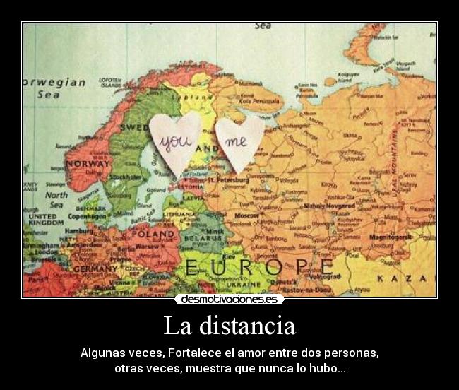 La distancia -