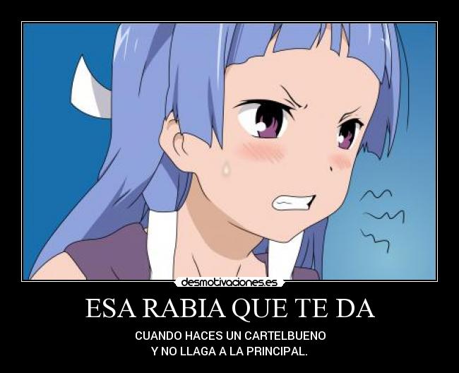 carteles mucha rabia desmotivaciones