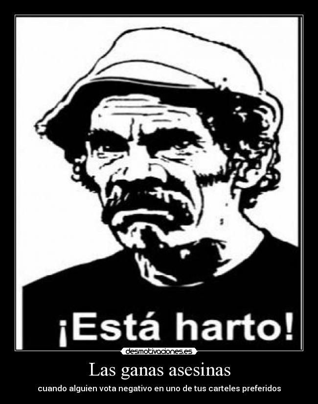 Las ganas asesinas -