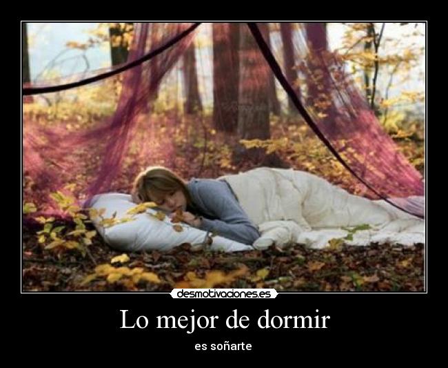 Lo mejor de dormir -