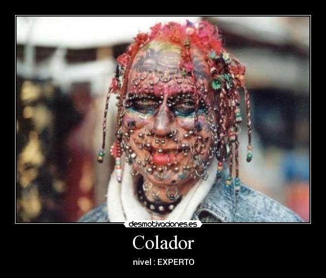 carteles colador fideos desmotivaciones