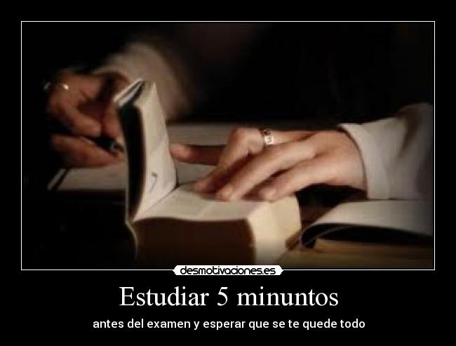 Estudiar 5 minuntos - 