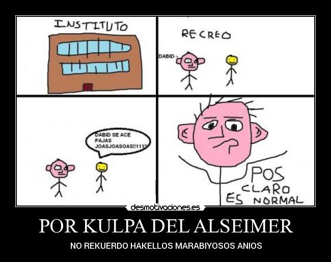 POR KULPA DEL ALSEIMER - 