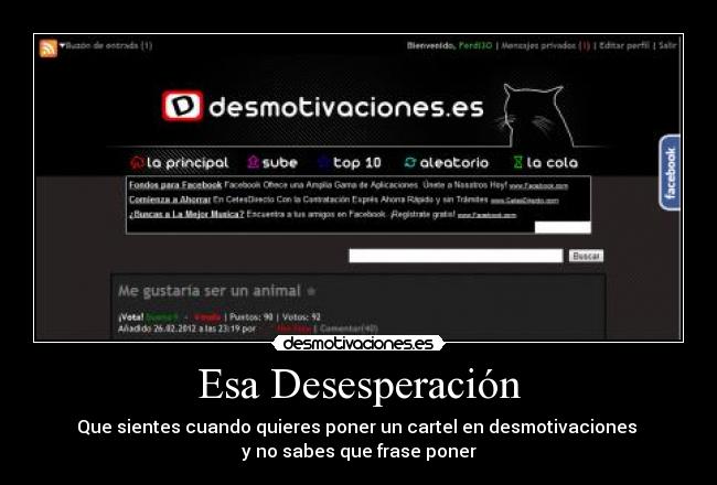 Esa Desesperación - 