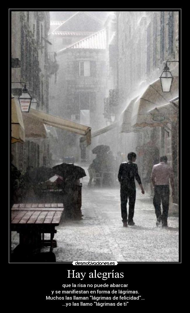 Hay alegrías - 
