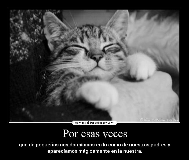Por esas veces -