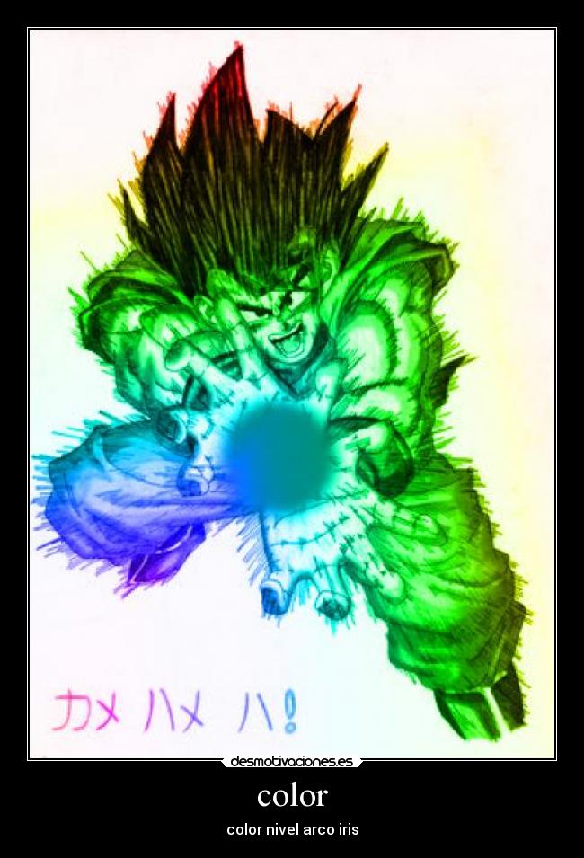 color - color nivel arco iris