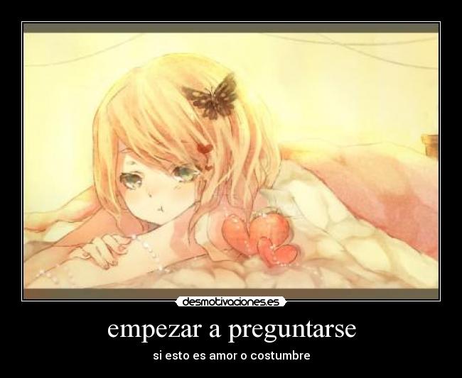 empezar a preguntarse - 