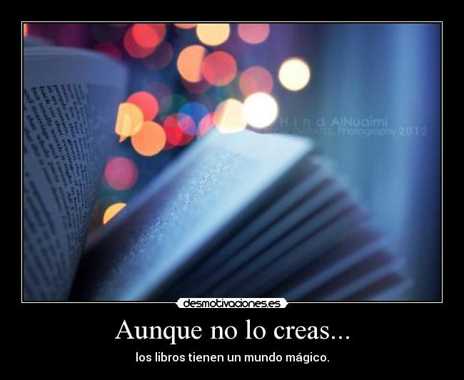 Aunque no lo creas... -