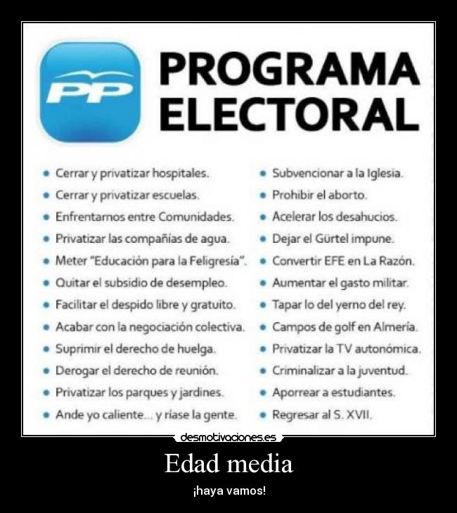 Edad media - ¡haya vamos!