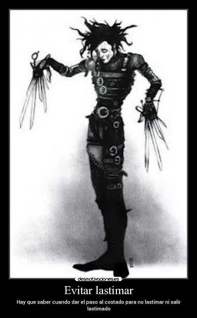 Evitar lastimar - Hay que saber cuando dar el paso al costado para no lastimar ni salir lastimado