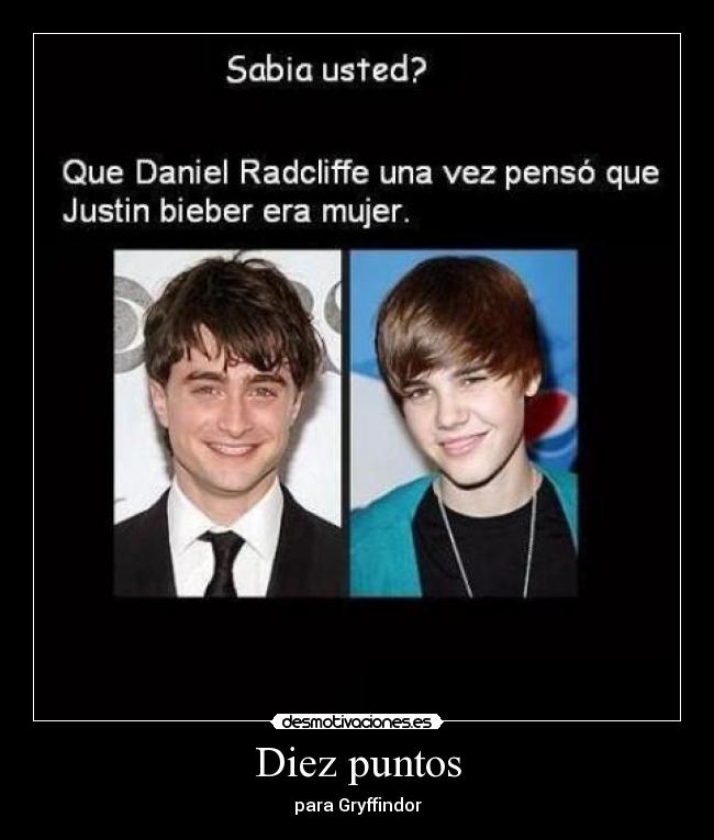 carteles harry potter justin bieber points gry desmotivaciones