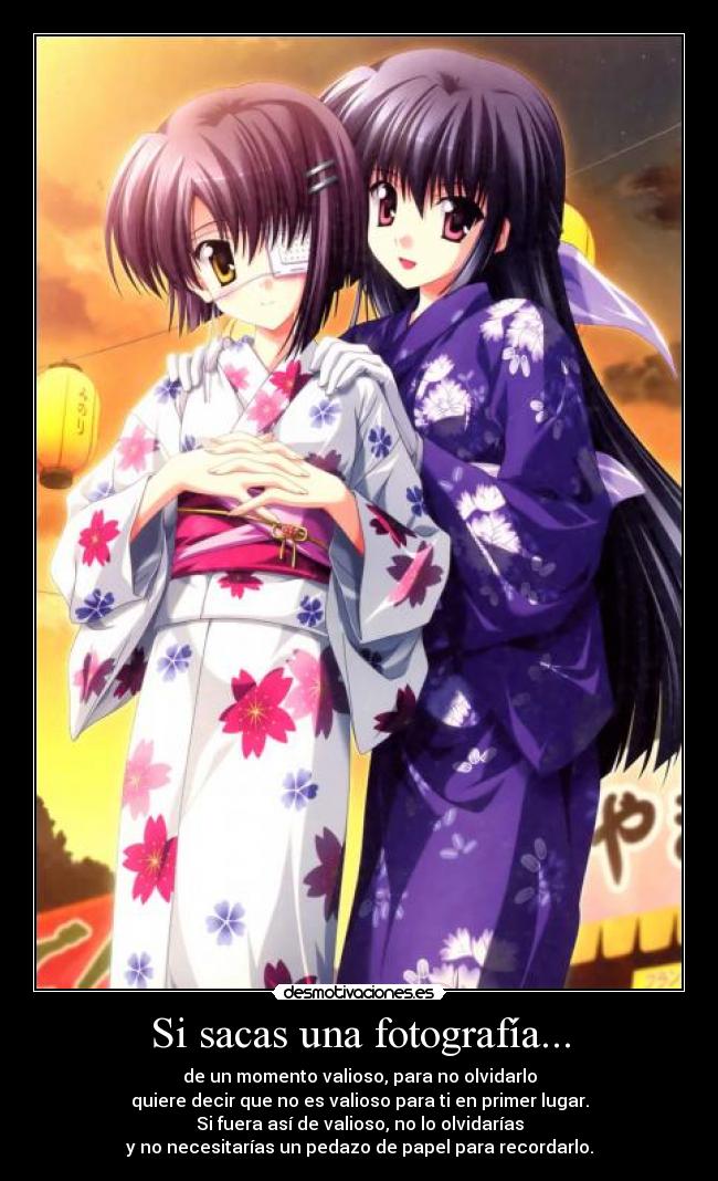 Si sacas una fotografía... - 