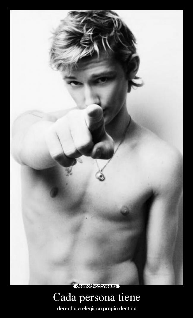 Cada persona tiene - derecho a elegir su propio destino