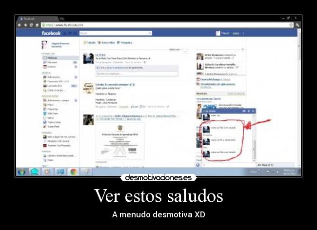 Ver estos saludos - A menudo desmotiva XD