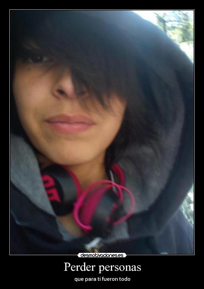 Perder personas -