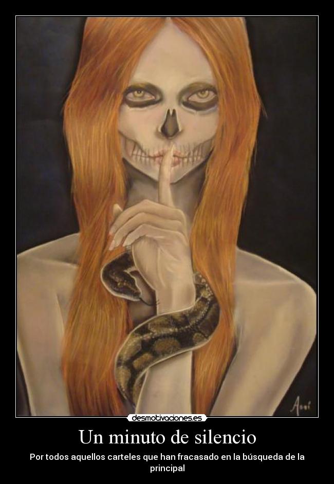 Un minuto de silencio -