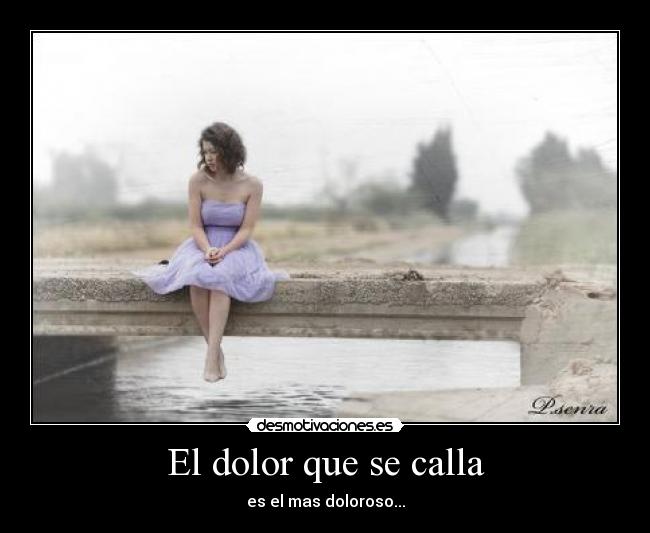 El dolor que se calla - 