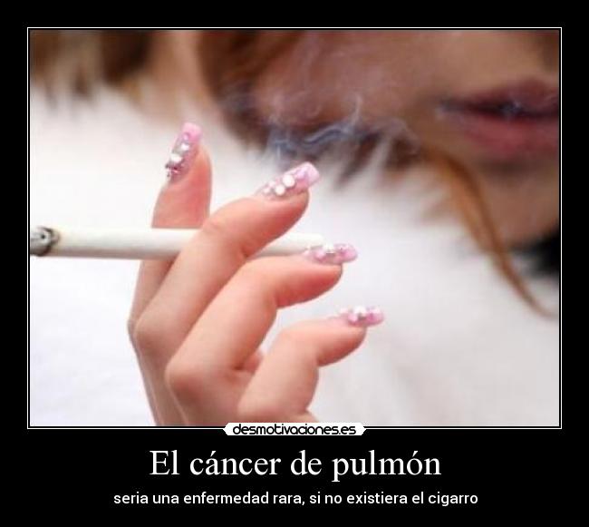 El cáncer de pulmón -