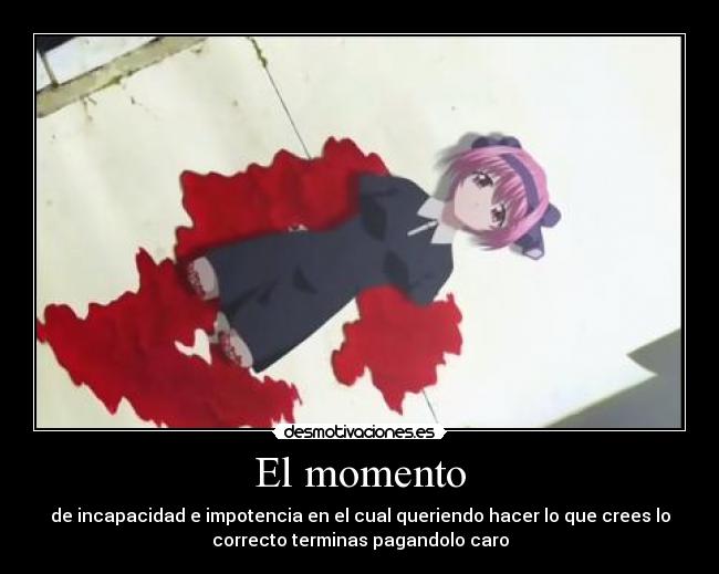 El momento -