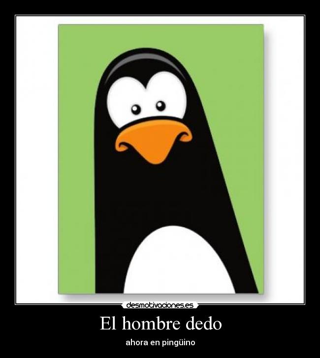 El hombre dedo -