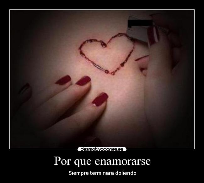 Por que enamorarse -