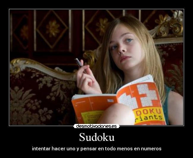 carteles sudoku pasatiempos numero juego reflexiones desmotivaciones