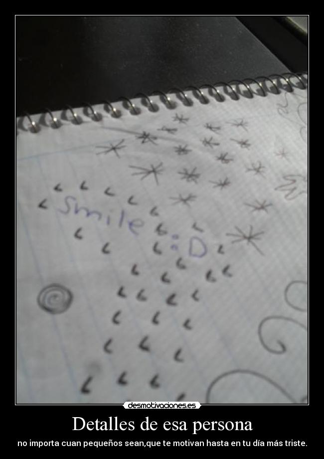 Detalles de esa persona -