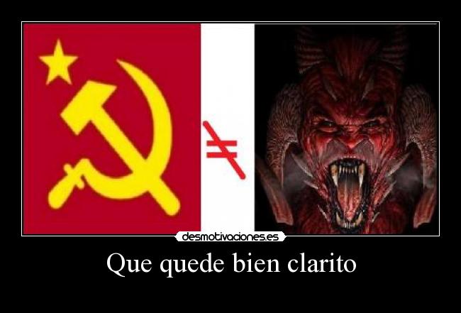 Que quede bien clarito - 