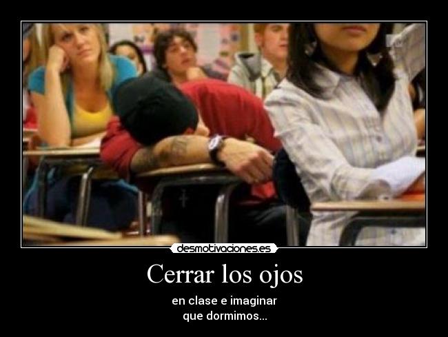 Cerrar los ojos - 