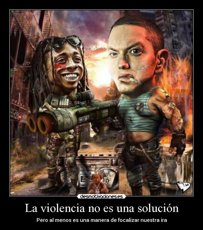 La violencia no es una solución -