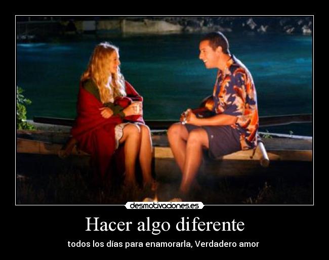 Hacer algo diferente - 