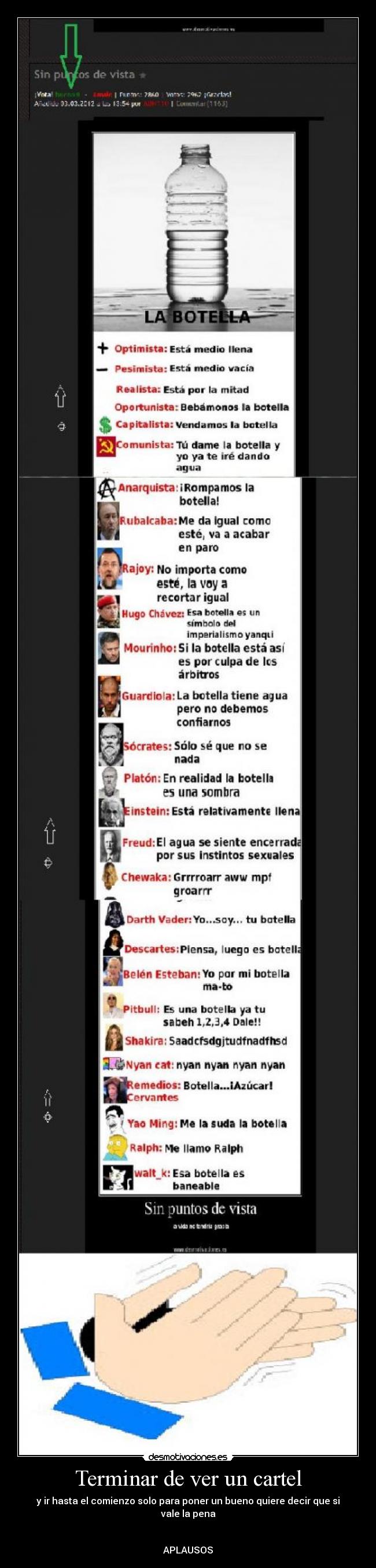 Terminar de ver un cartel - 