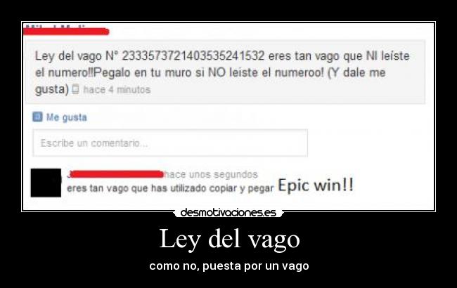 Ley del vago - 