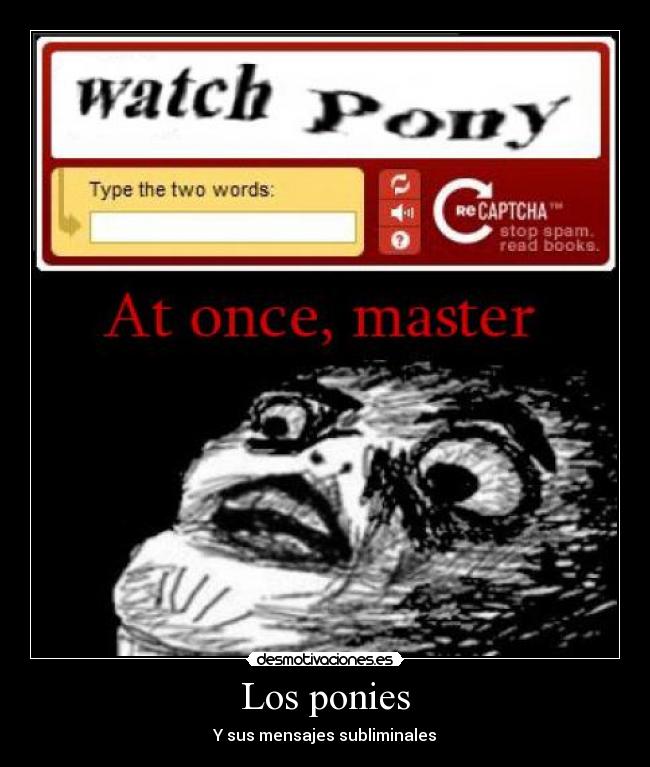 Los ponies - Y sus mensajes subliminales