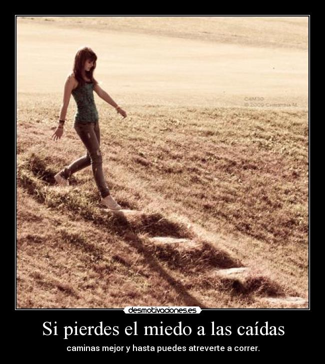 Si pierdes el miedo a las caídas -
