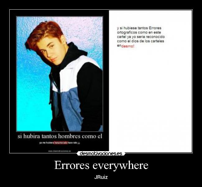 Errores everywhere - JRuiz
