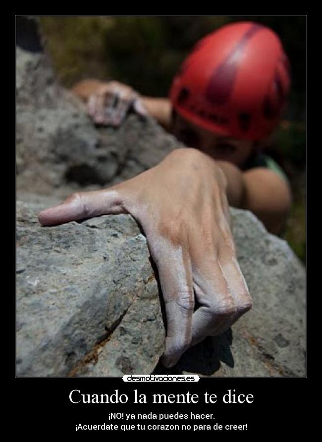 Cuando la mente te dice -