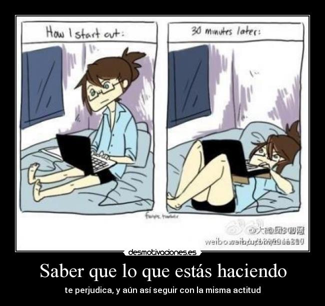 Saber que lo que estás haciendo - 