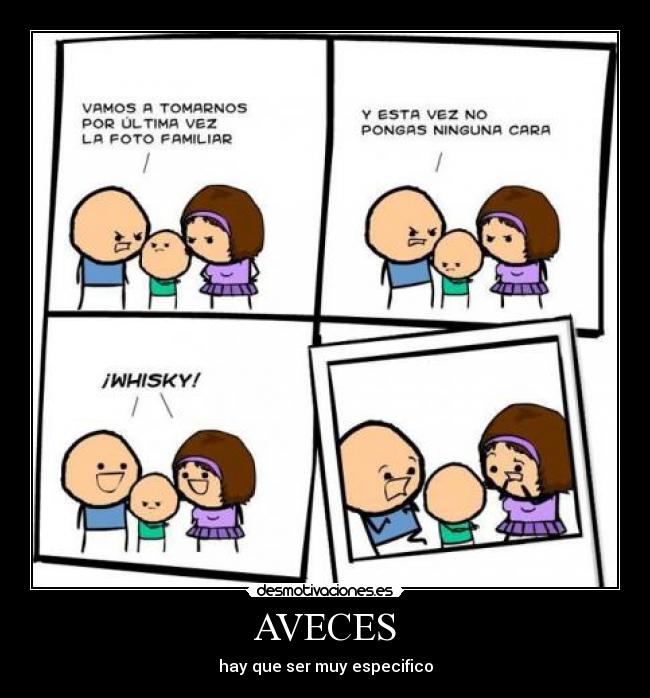 carteles aveces especifico muy desmotivaciones