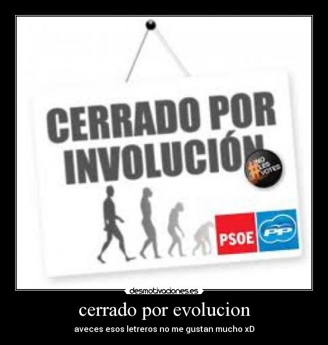 cerrado por evolucion -