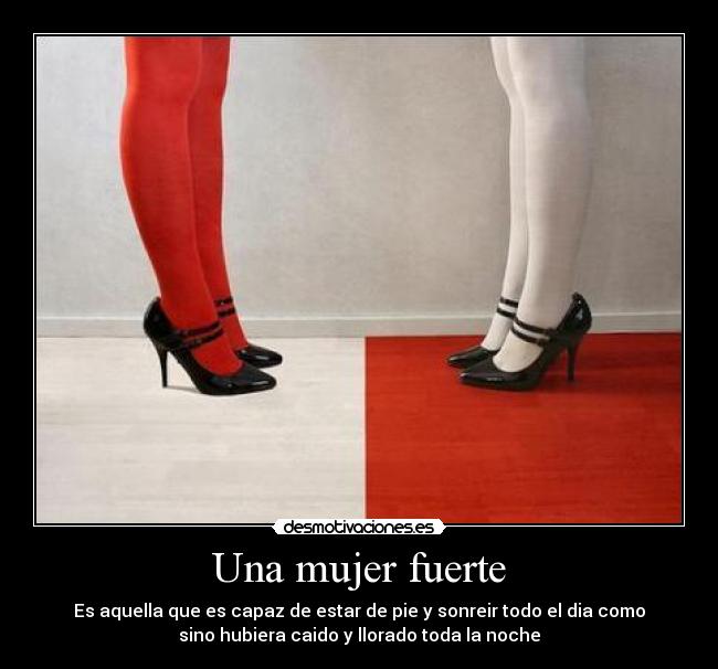 Una mujer fuerte -
