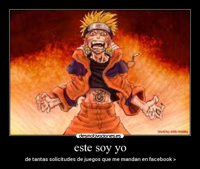 carteles naruto kyubi encabronado desmotivaciones