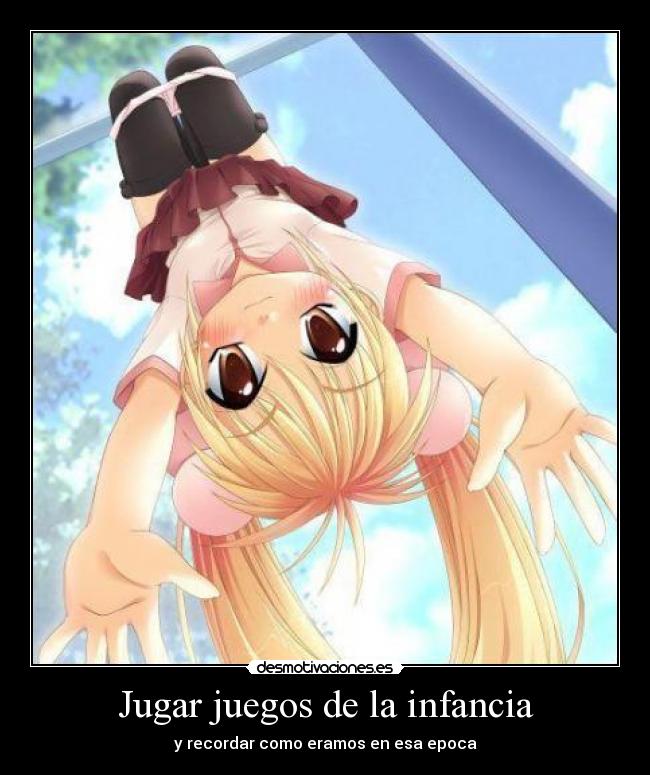 Jugar juegos de la infancia -