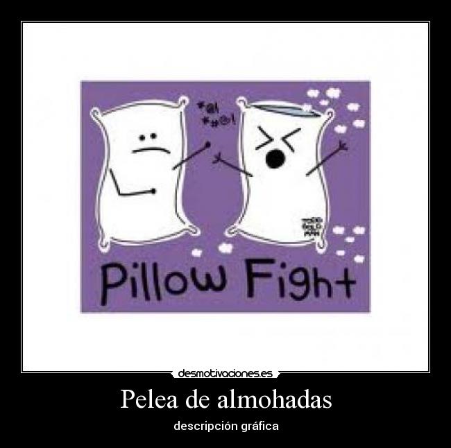 Pelea de almohadas -