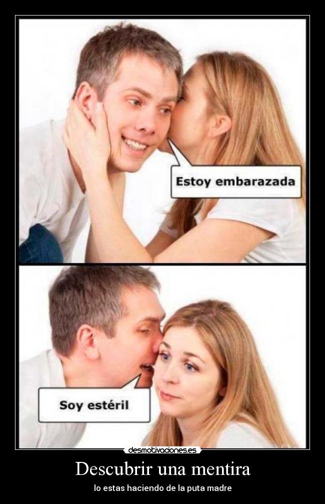 Descubrir una mentira -