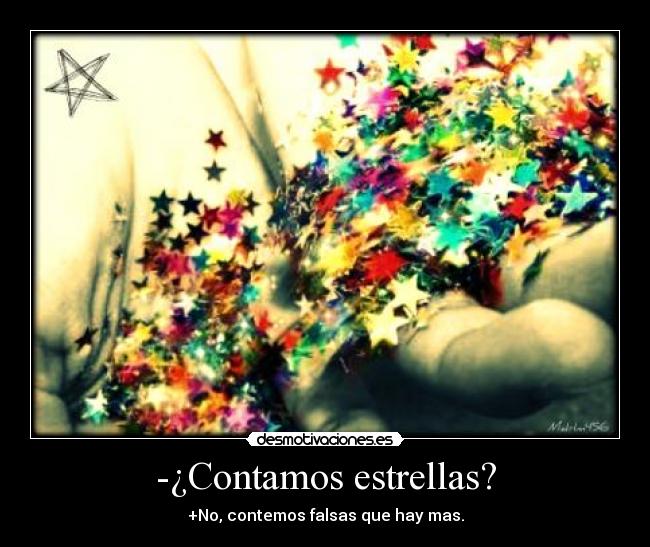 -¿Contamos estrellas? -